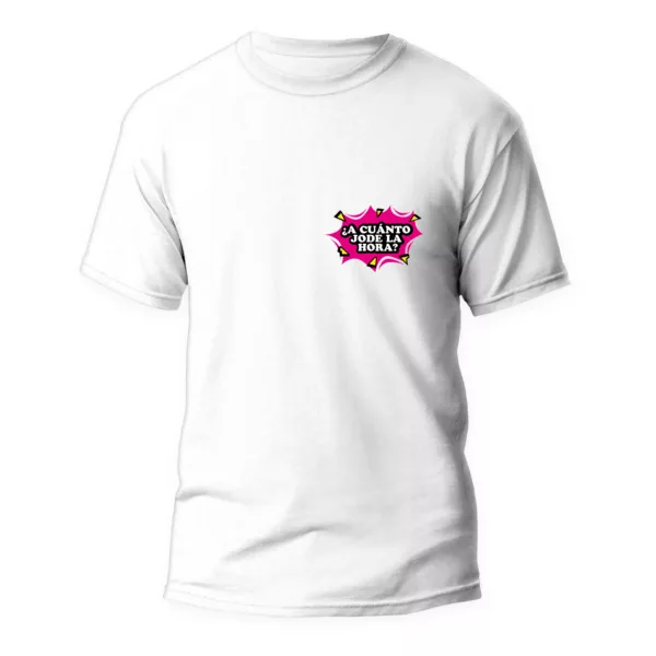 Camiseta frases colombianas "¿A cuánto JODE la hora?" - Imagen 4