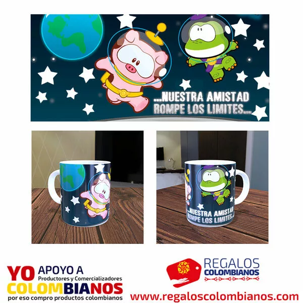 Mug / taza "Nuestra amistad rompe los limites"