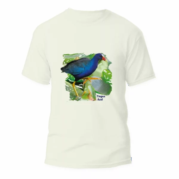 Camiseta aves colombianas - "La Tingua azul" alas del Humedal - Imagen 2