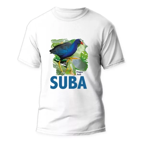 Camiseta aves colombianas - "La Tingua azul Suba"