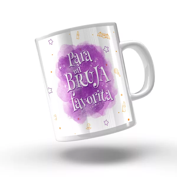 Mug / taza Halloween - Linda Brujita - Imagen 2