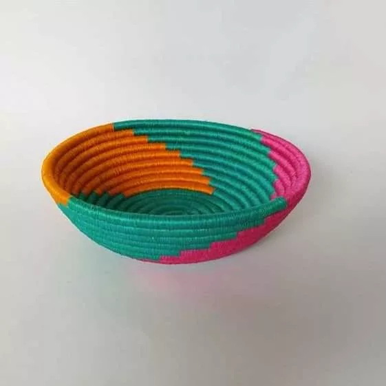 Porta Cazuela en técnica Cestería en Rollo - Guacamayas - Imagen 6