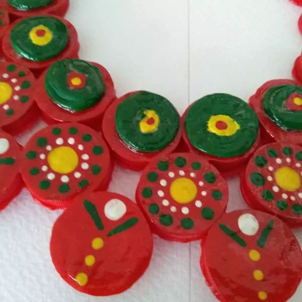 Corona de navidad - ecoreciclados - Imagen 5