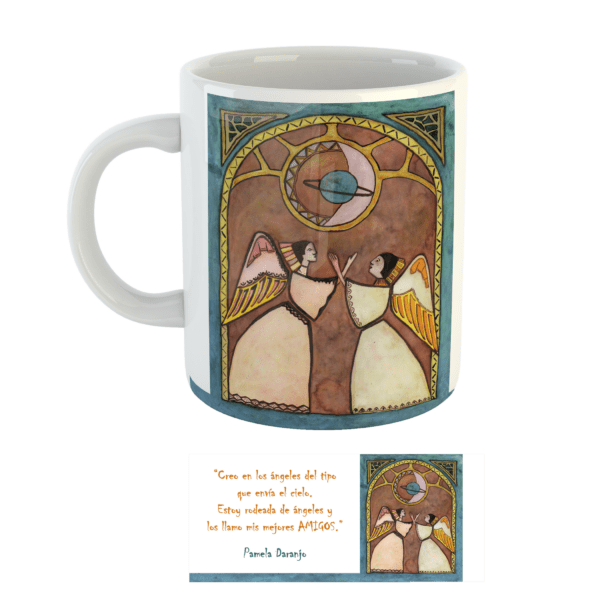 Regalos Colombianos -Mug Creo en los ángeles