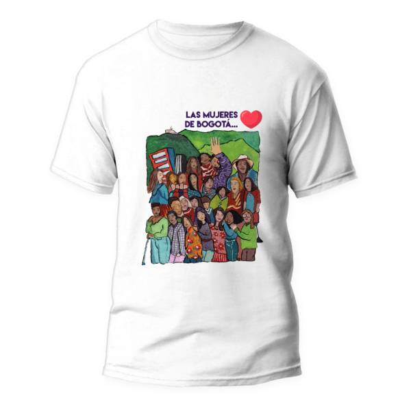 Regalos Colombianos - Camiseta Las Mujeres Diversas de Bogotá
