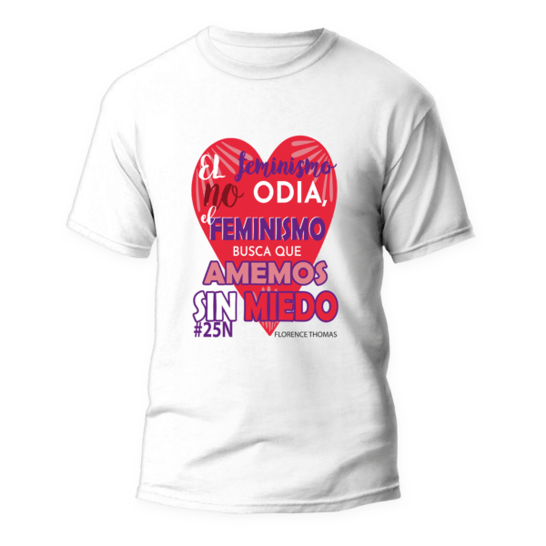 Regalos Colombianos - Camiseta Feminista - Florence Thomas - El Feminismo NO odia