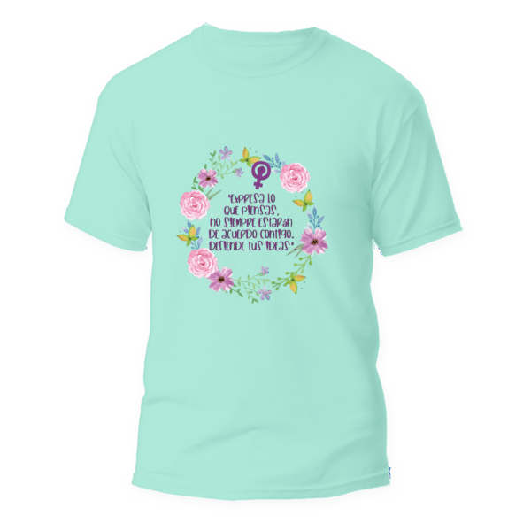 Regalos Colombianos - Camisetas Feministas - Mujeres voz y esencia